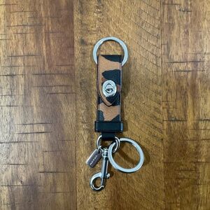 *NWOT* COACH Leopard Print Trigger Snap Bag Charm